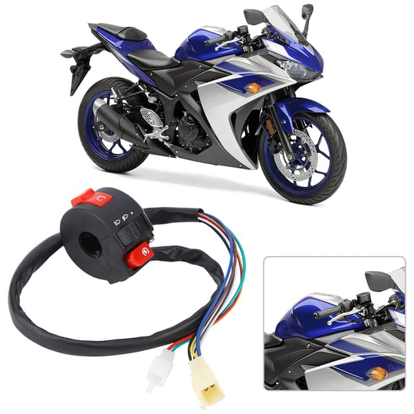 22mm Universal Motorcycle ATV Handlebar Start Stop Switch