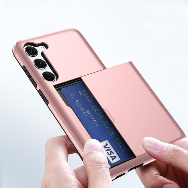 Samsung Galaxy S23 Cover med Kortholder Sort
