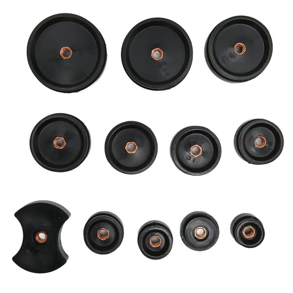 Watch Back Case Press Closer Watchmaker Press Tool Repair Tool With 12 Dies Black
