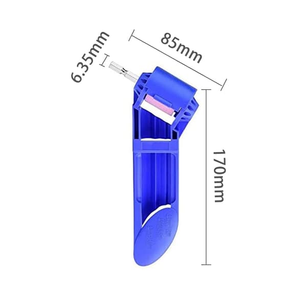 2 Pieces Drill Bit Sharpener, Corundum Drill Bit Sharpener, Portable