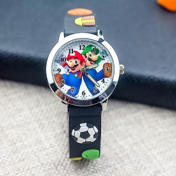 Barn Pojkar Flickor Dockklocka Kvarts Armbandsur A