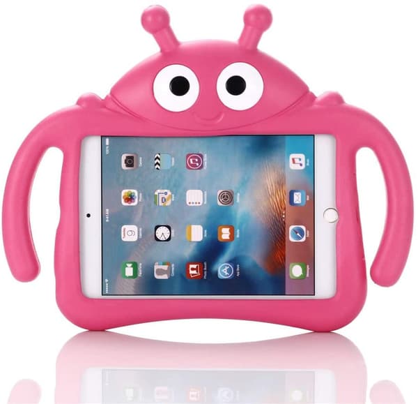 Ladybug Kids Case, iPad Mini/2/3/4/5, Pink Pink