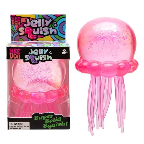 NeeDoh Jellyfish Jelly Squeeze sensorisk legetøj, velegnet til børn og voksne