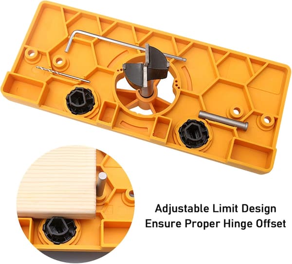 35mm Hinge Drilling Jig Hole Guide Woodworking Tool for Kitchen Cabinet Hinges