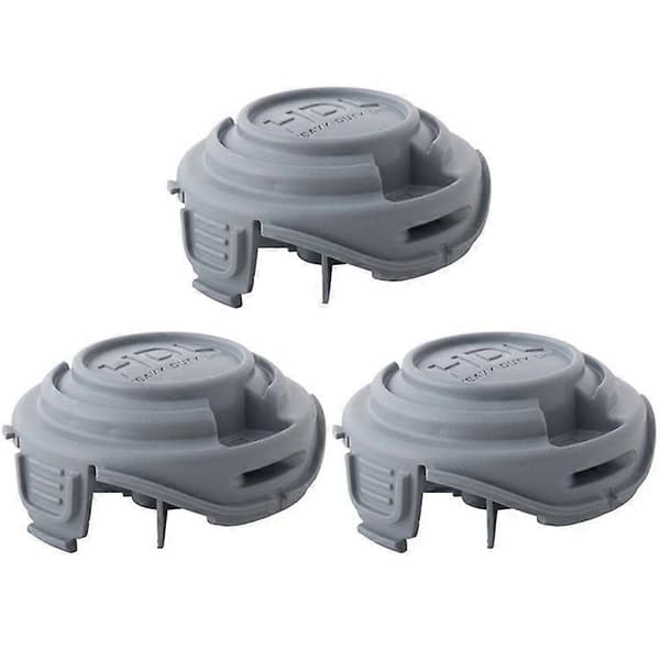3 stk. kompatible til Black & Decker STC5433 Type 1 / STC5433PC Type 1 HDL ABS trådspolelåg, 90588530