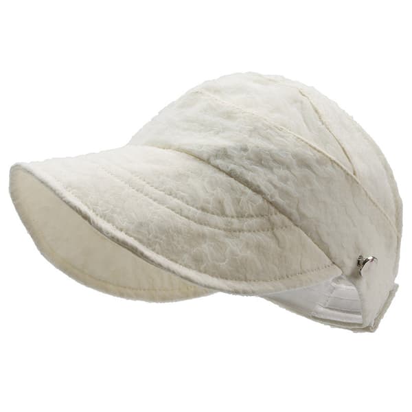Tynn solbeskyttelseshatt / caps for sommeren hvit