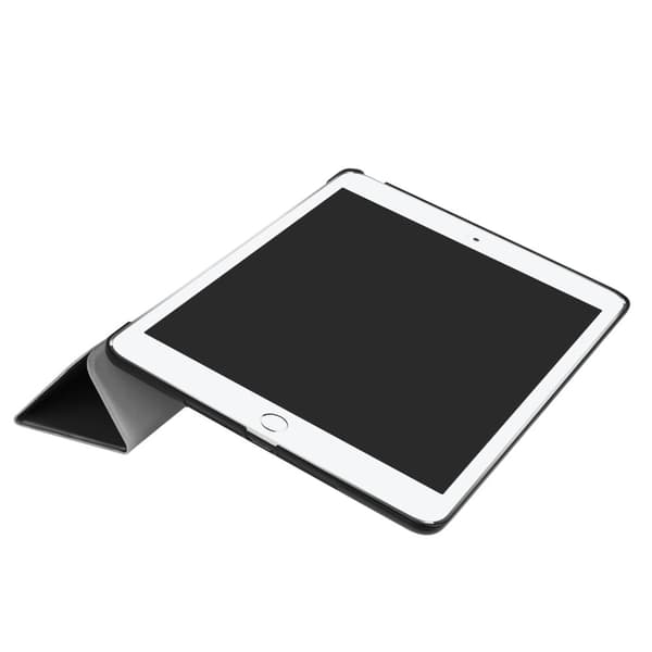 iPad 9.7\" (2017 / 2018) Slim fit trefoldigt etui - Sort