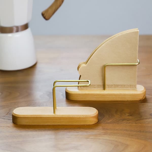 Kaffefilterholder i tre Filterpapirstativ