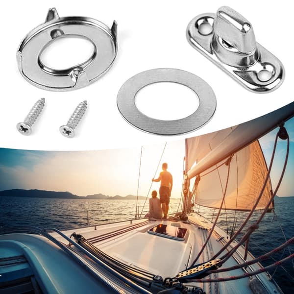 20 stk. Twist Lock-beslag i rustfrit stål til montering af tynde materialer