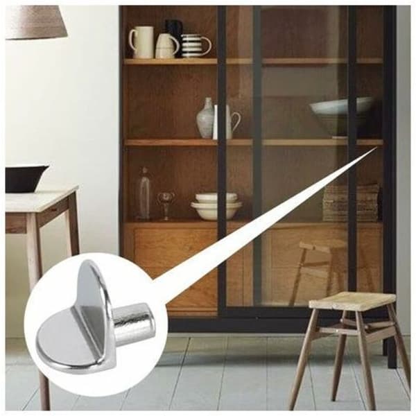 5 mm hylleplugger, hyllebærepinner, hyllepinner, DIY rustfritt stål, 40 stk.