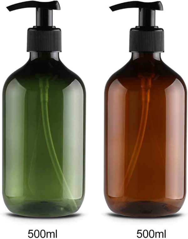4 store tomme flasker 500 ml (brune)