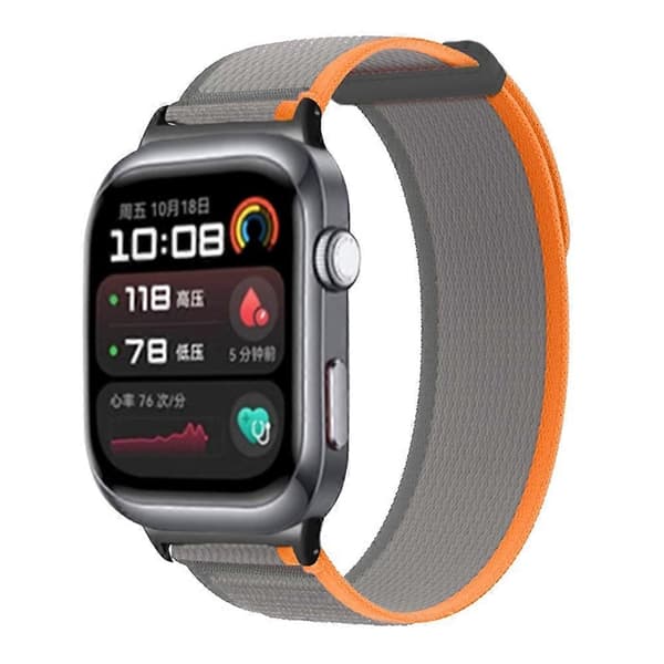 For Huawei Watch D2 Nylon Watch Strap Adjustable Replacement Band - Blue-Gray Multicolo