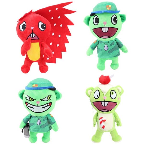 25 cm Happy Tree Friend HTF Flippy Fliqpy Söt djurvän, ger barn en present