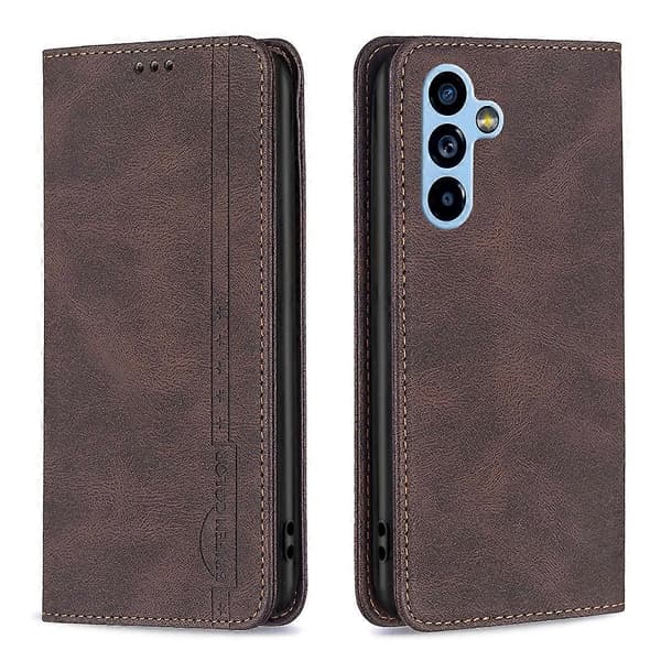 Magnetic RFID Blocking Anti-theft Leather Case for Samsung Galaxy A54 5G