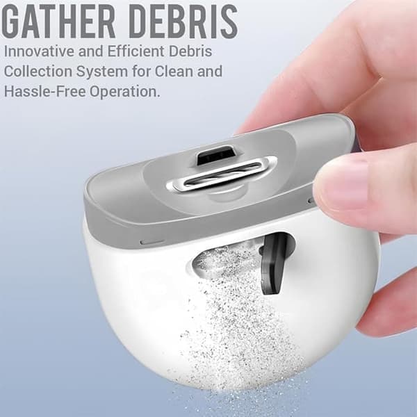 OBOSOE Electric Nail File with Built-in Nail Debris Container - Quiet and Smooth Nail Tool
