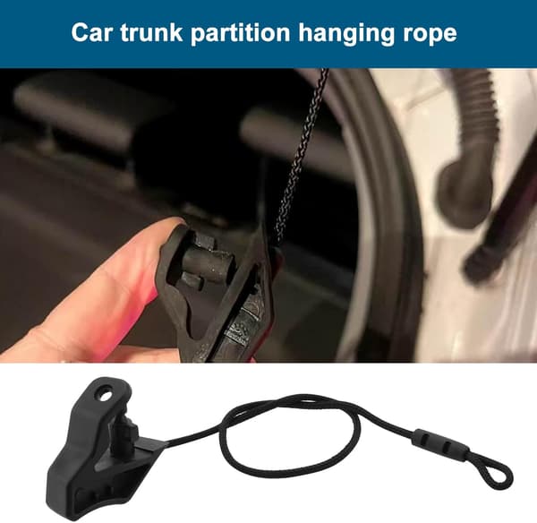 1x Replacement Cord for Parcel Shelf Right 8V4867668 Compatible with Audi A3/S3 2013-2016 Rear Parcel Shelf Black