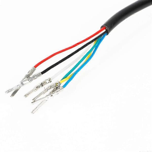 Dashboard Display Connection Cable for Electric Scooter Display 6 Pin Instrument Throttle Cable Pair