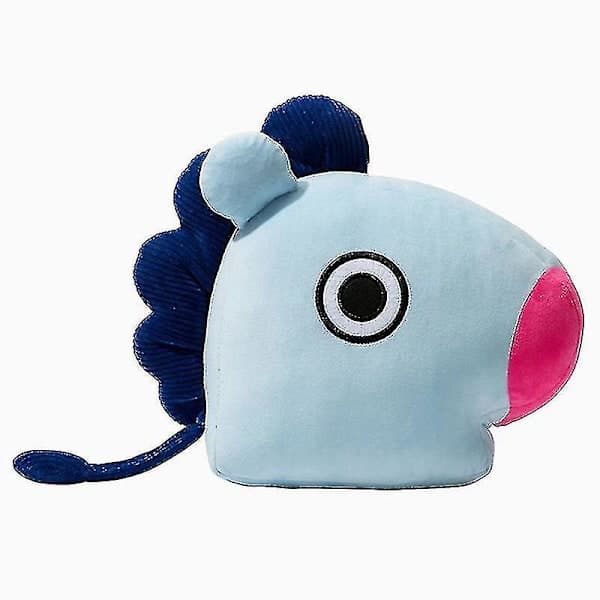 Blød plyslegetøjspude søde legetøj Kpop Bts Bt21 Tata Shooky Rj Suga Cooky Børnegave A