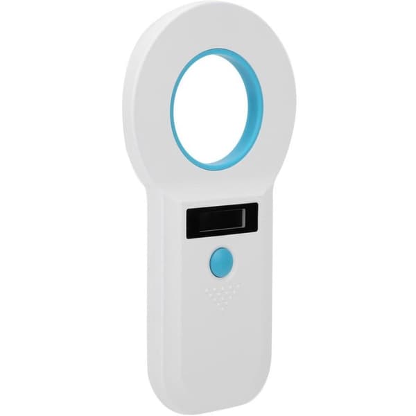 Pet Tag Reader - 134.2kHz/125kHz RFID Scanner Rechargeable Lithium Battery High Brightness Display