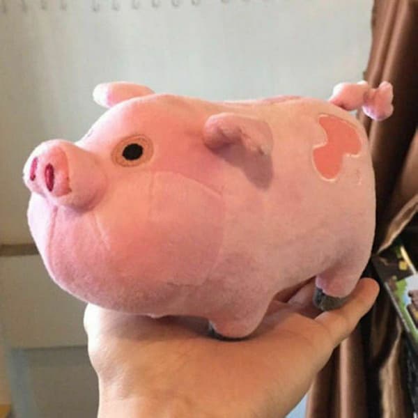 Gravity Falls Waddles Den Lyserøde Gris Dukker Børnefødselsdagsgave 18cm