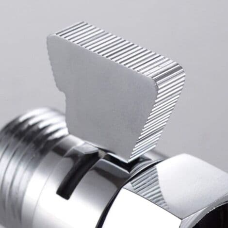 Messing stempel bruse-/håndbruser-/bidet-afspærringsventil Flowkontrol Universal reservedel