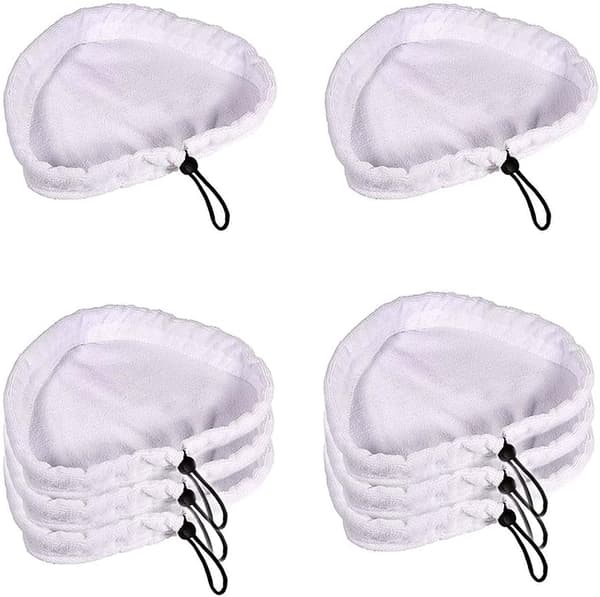 Dampmopp 8 stk Mikrofiberklud Mikrofiber Damprengøringspuder Vaskbare Mopp Reservedele
