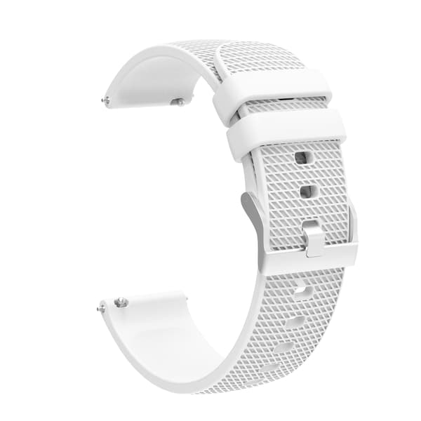 Silikone urrem til Garmin Vivoactive 4 18mm Hvid