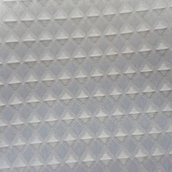 Våfflad duschdraperi med metallringar Duschdraperi 180x180CM