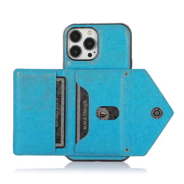 Tpu+pu Cover Til Iphone 13 Pro Max Blå