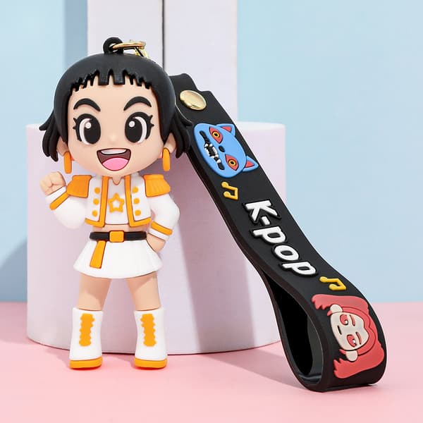 Kpop Devil Hunter Film Keychain Cute Harajuku Style Keychain Halloween Devil Hunter Girl Group New Arrival 05