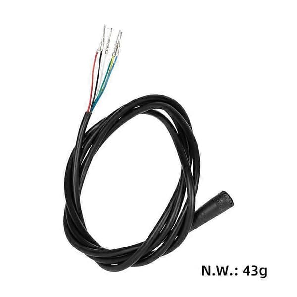 Dashboard Display Connection Cable for Electric Scooter Display 6 Pin Instrument Throttle Cable Pair