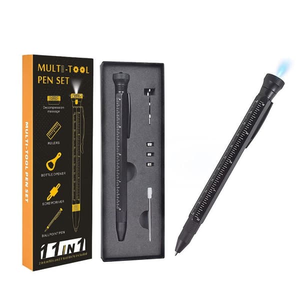 Dekompressions Magnetisk Metalpen, Eliminer Tryk Fidget Gadgets Silver