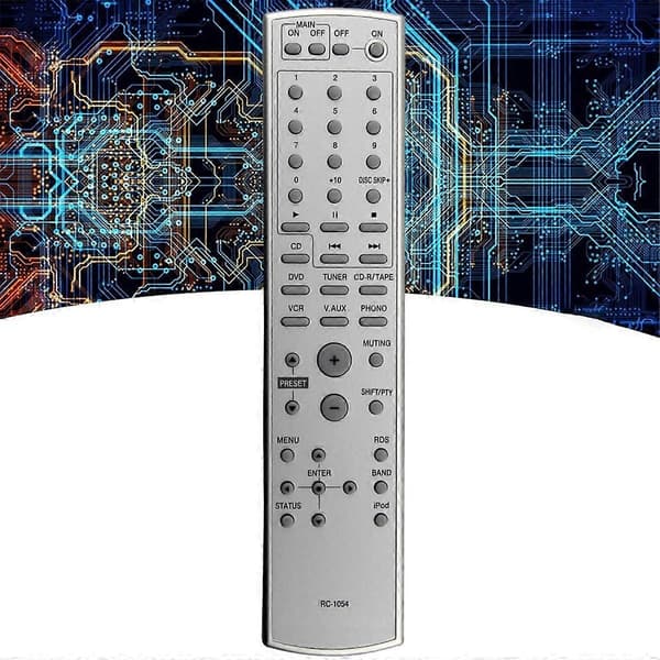 Erstatningsfjernkontroll RC-1054 kompatibel med DRA-700AE DRA700DAB AV-mottaker-Perfekt