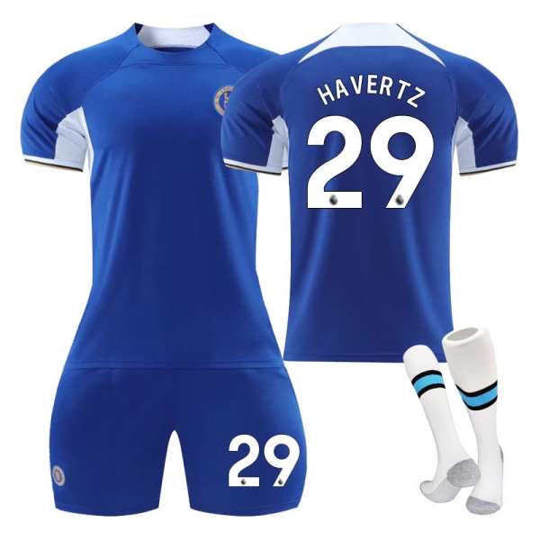 23-24 Chelsea hem barnens student träningsdräkt tröja idrottslag uniform NO.29 HAVERTZ XL