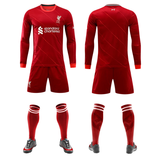 Höst och vinter långärmad Liverpool hemmafotboll sport fotboll träningskläder L