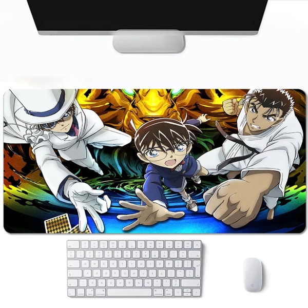 Anime Detective Conan Spelmatta Tillbehör Gamer Full Gummi Musmatta Matta 2 mm tjock tangentbord Skrivbordsdyna A11 300x900x2mm