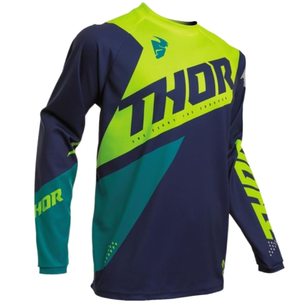 2023 sommar nya THOR downhill kläder cykelkläder andas långärmad T-shirt style 2 L