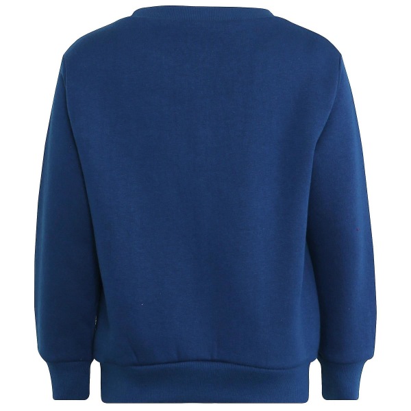 Barn Unisex Sweatshirt Set för enkel träningsoverall Navy 9-10 Years