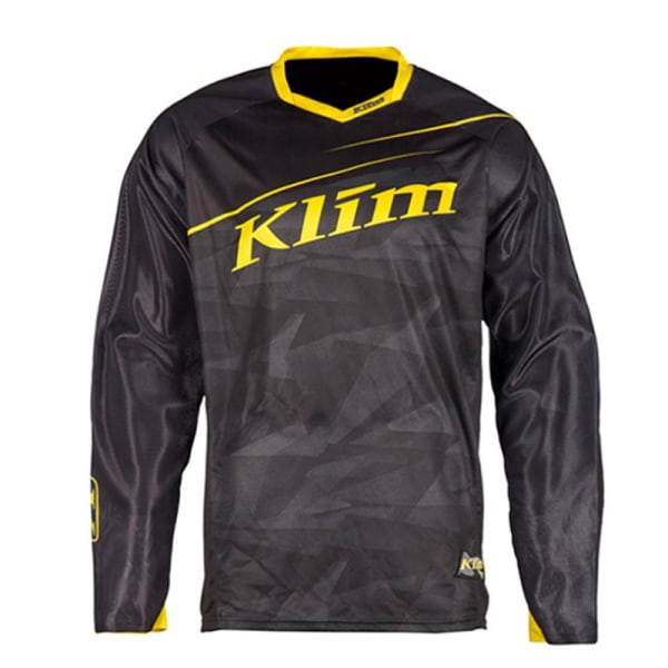 Sommar FOX mountainbike terrängdräkt MTB lång T-shirt black S
