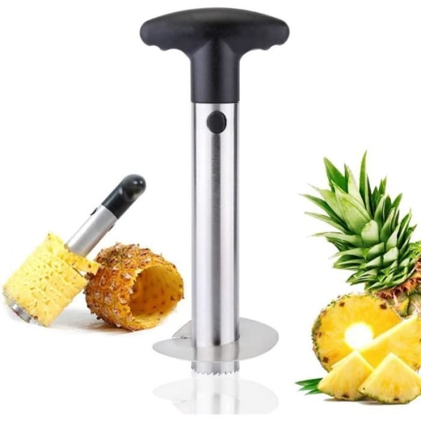 VOLY®Ananasskärare Ananasskärare Corer Slicer Skalare, Ananas Slicer Stam Remover Skärverktyg