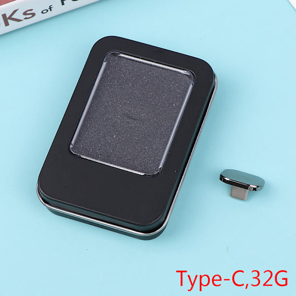 Mini Short Car U Disk Pendrive USB2.0 Type-C Kort UDP Udisk Type-C,32G