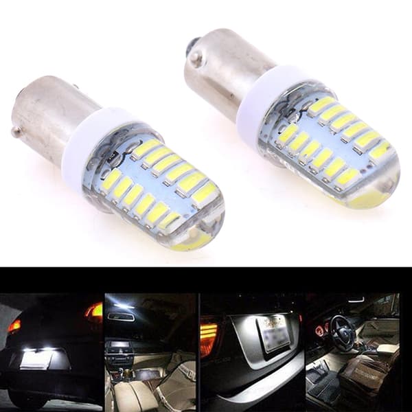 12v led bil sidolampor interiörlampor vit