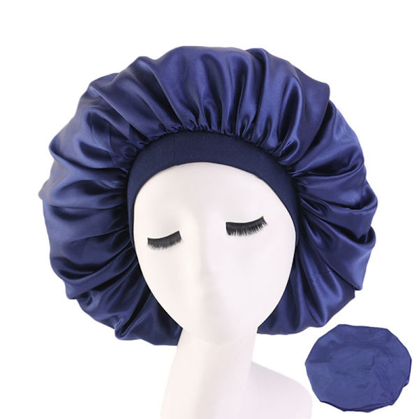 Cap Hårhuv Hatt Cover Navy blue