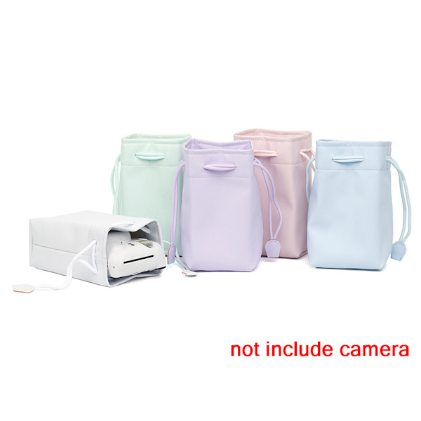 Dragsko Vattentät PU Instant Camera Shell case Purple