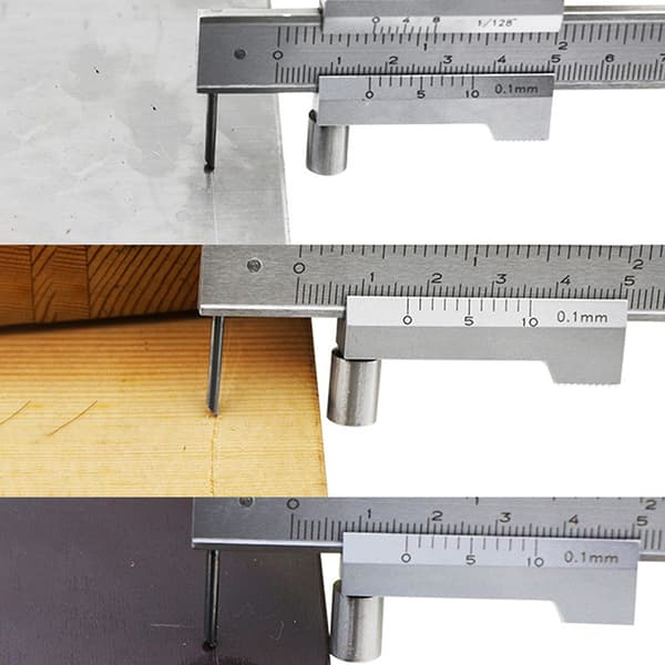 0-200 mm Markering Vernier Caliper Scriber mätlinjal