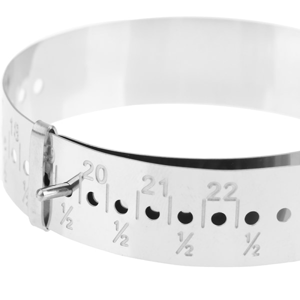 Armband i rostfritt stål Sizer Gauge Handledsarmband Mätverktyg