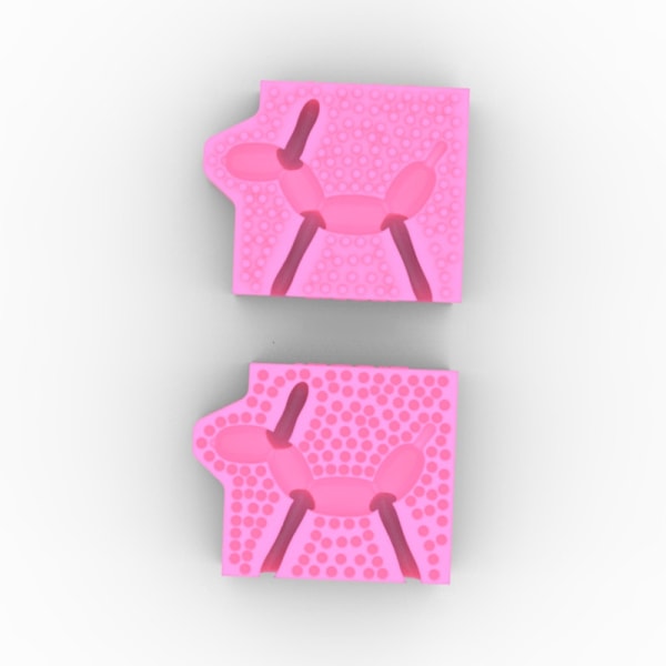 Ballongpudelhund Aromaterapi Ljus Form Pink