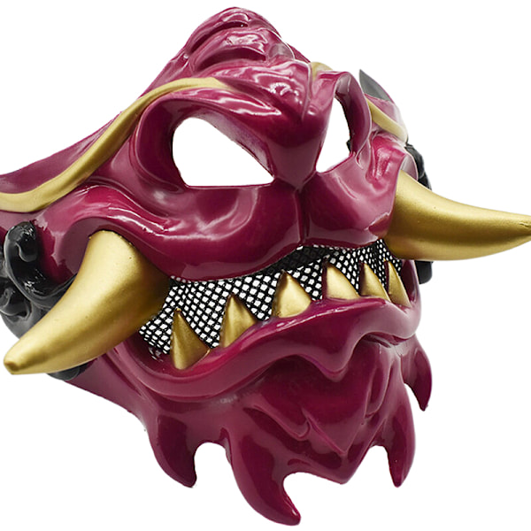 Halvmask Röd Prajnaparamita Mask Halloween Ond Djävul Fest Ma A2