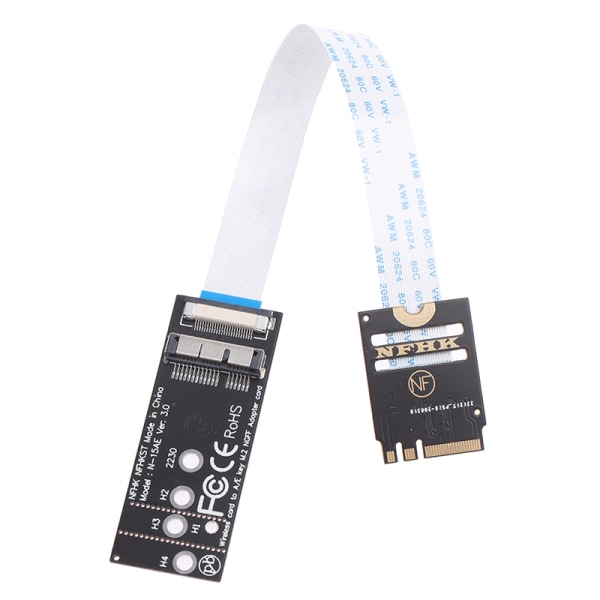 M.2 Wifi-adapternyckel A+E till Wifi-kort BCM94360CD BCM94331CD 250mm