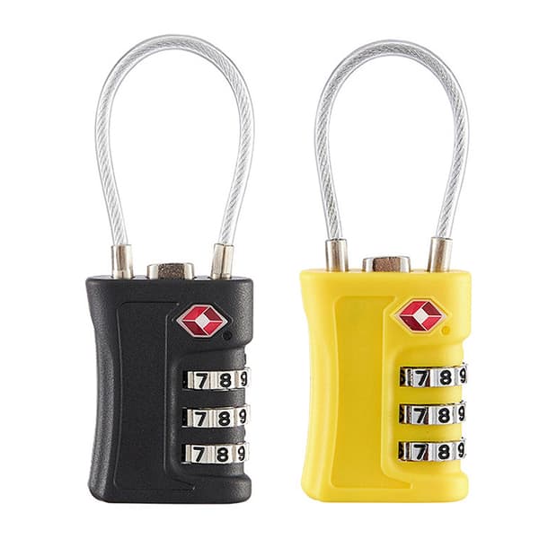 TSA Locks Smart kombinationslås för resväska Yellow